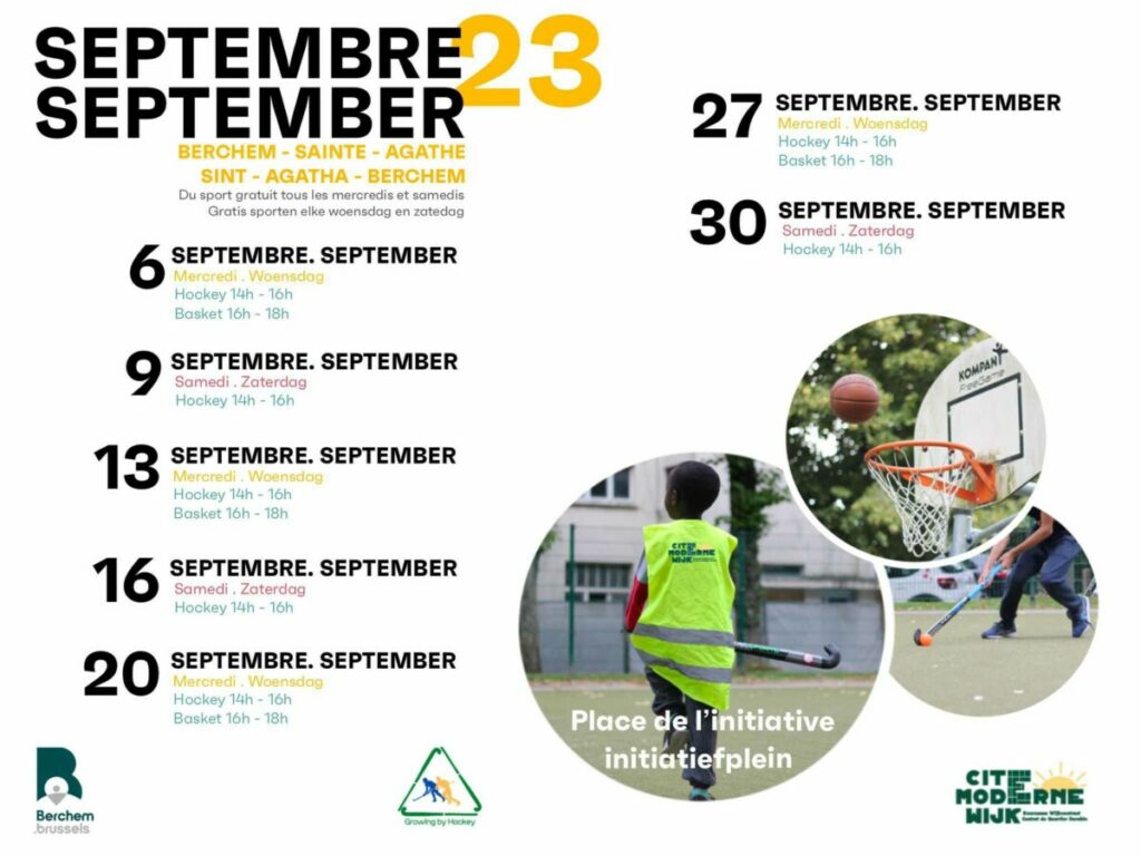 activités sportives Cité Moderne septembre
